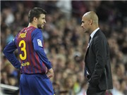 Bóng đá anh, ngoại hạng anh, lịch thi đấu euro 2012, Mối quan hệ Pep - Pique: Chiêu khích tướng thứ 2 của Pep